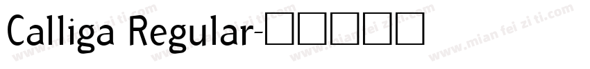 Calliga Regular字体转换